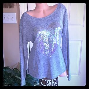 Victoria’s Secret sequin heart  sweater